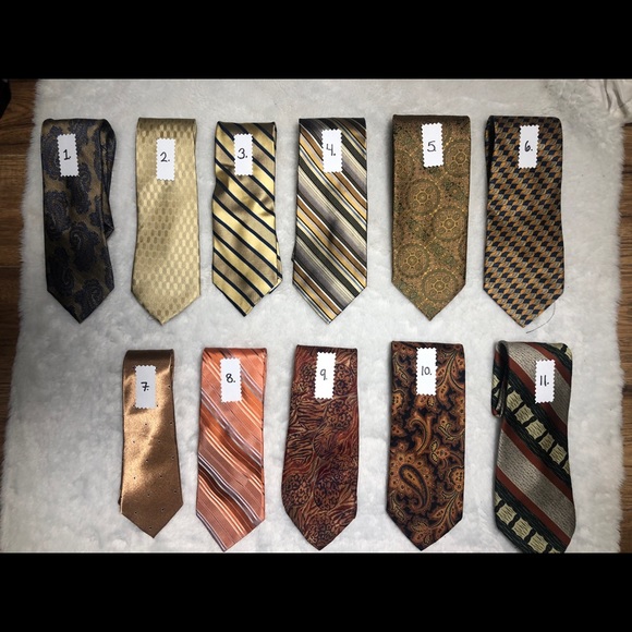 Other - Mens Tie Collection (Orange/Gold)